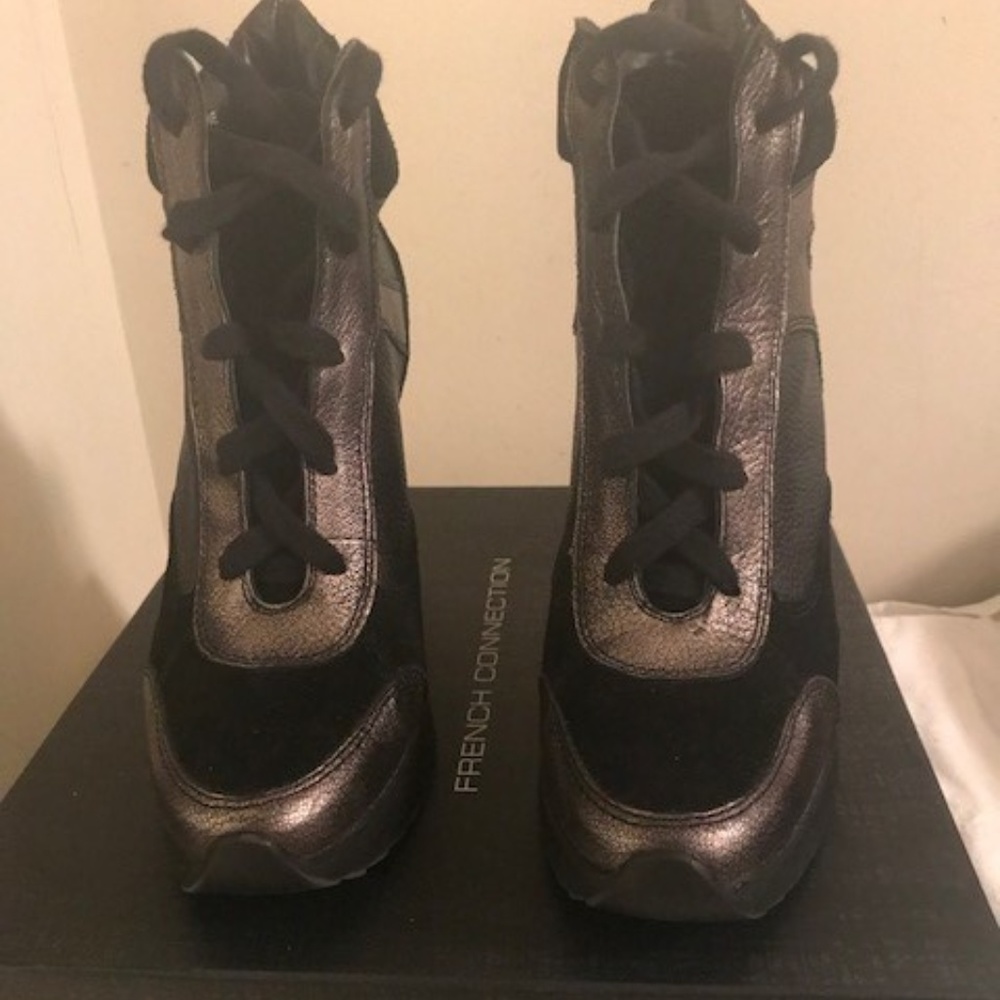 French Connection Sneaker Wedges